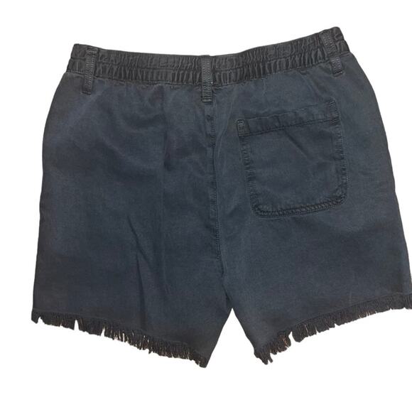 Aerie Womens Black Elastic Band Cut Off Shorts Size Small - Picture 6 of 6